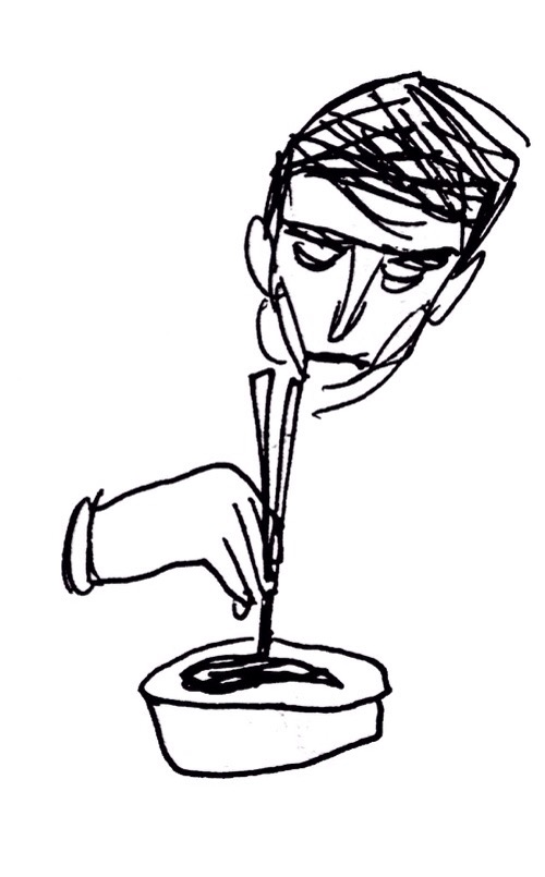 500x805 Eating Pasta Soup