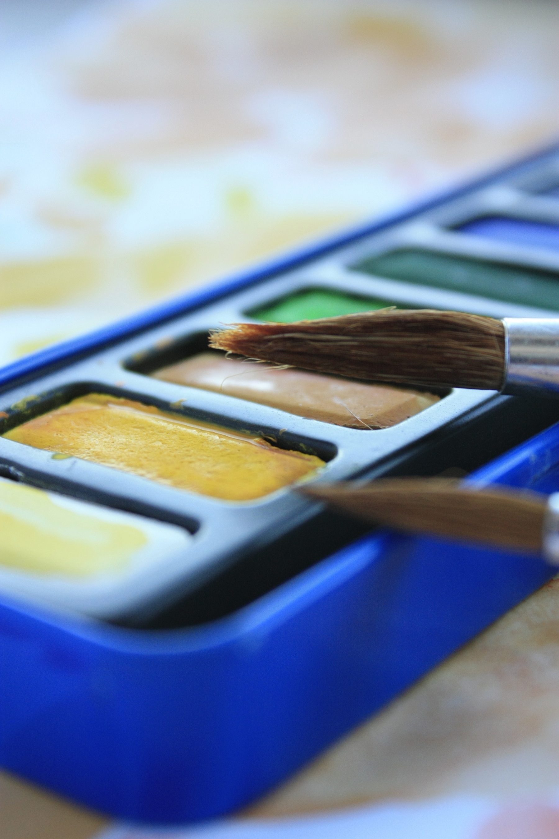 1800x2700 Free Images Writing, Hand, Orange, Artistic, Blue, Yellow, Paint