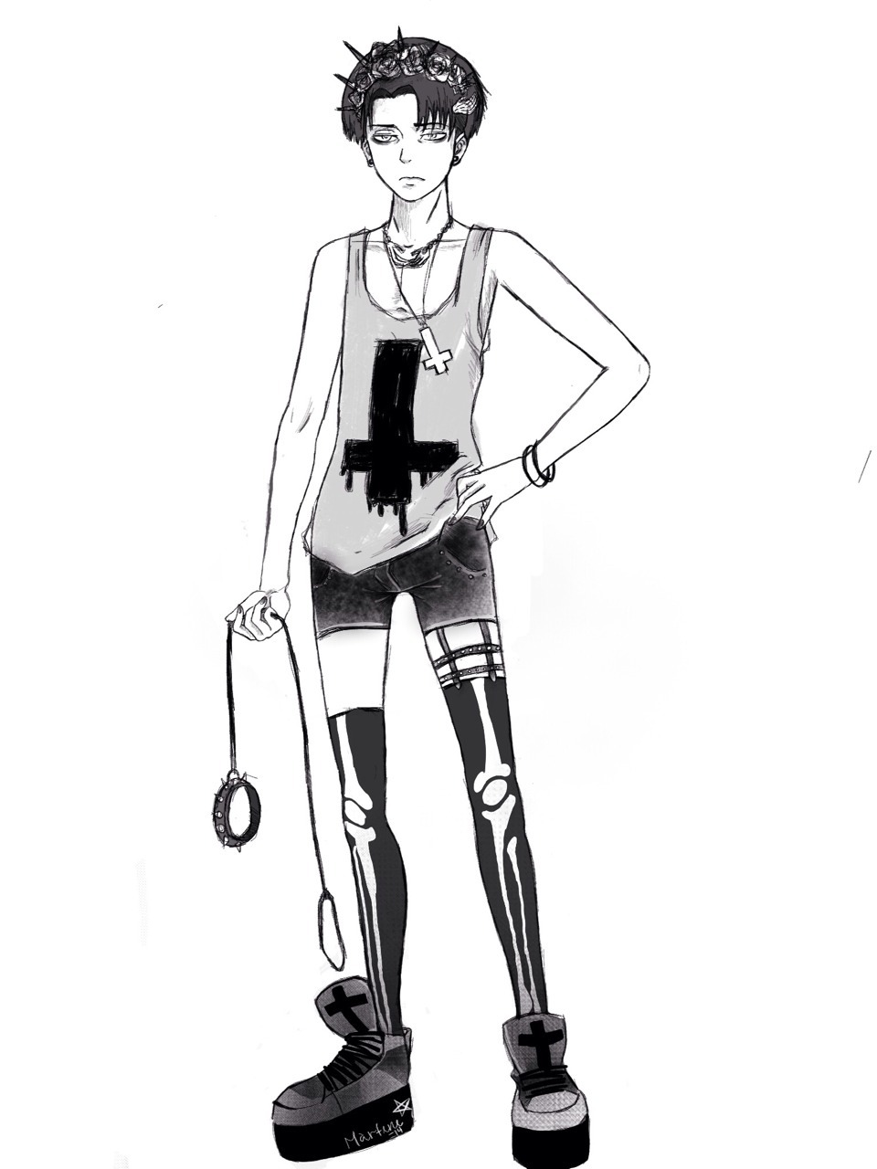 960x1280 Grotesque Kawaii I Just Drew This, Omfg Pastel Goth Levi, It