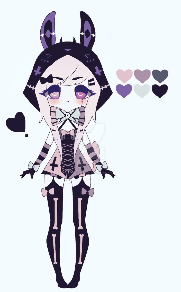 704x1134 Image Result For Bunny Girl Drawing Pastel Goth Inspiration