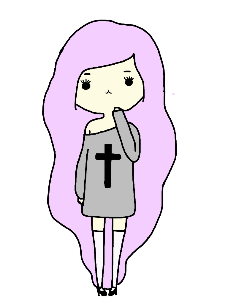 Pastel Goth Drawing | Free download on ClipArtMag