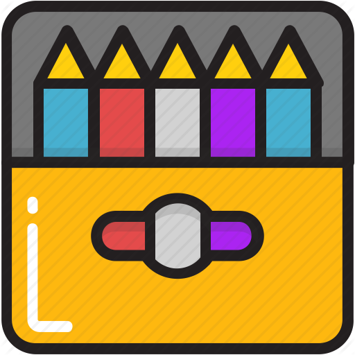 512x512 Color Pencil, Crayons, Drawing, Pastels, Pencils Icon