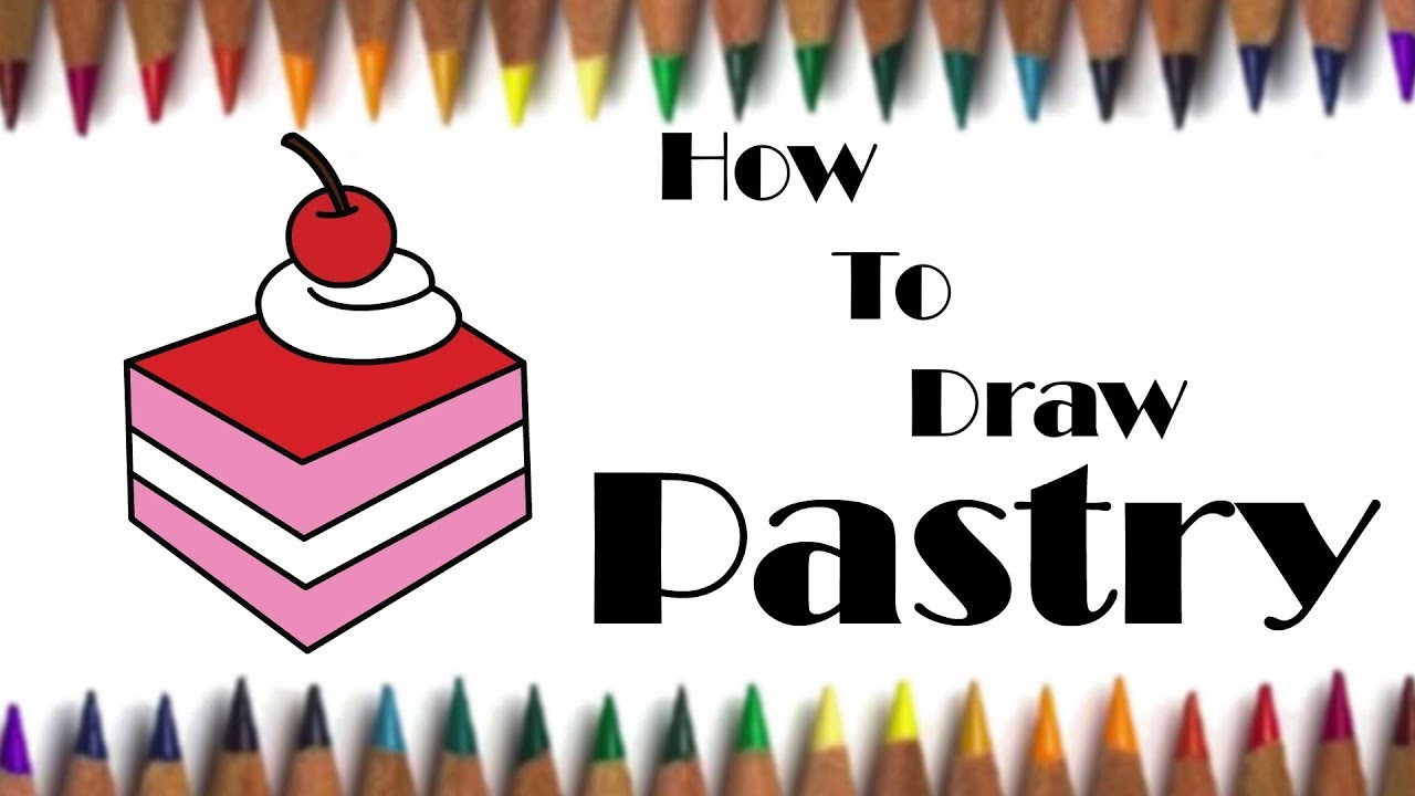 1280x720 How To Draw Cake Pastry