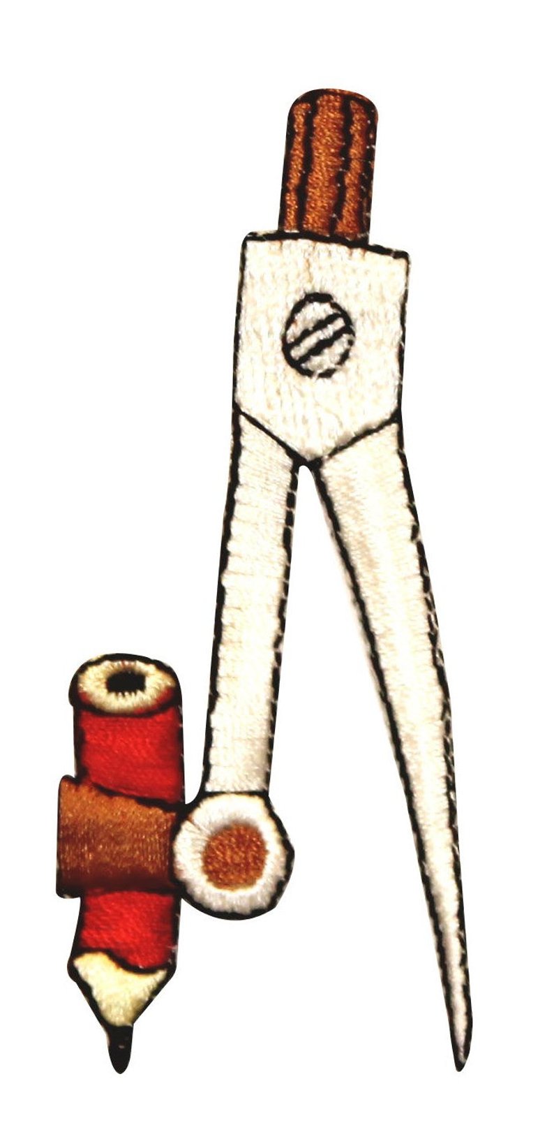 794x1641 Drawing Compass Patch Pencil Art Craft Math Etsy