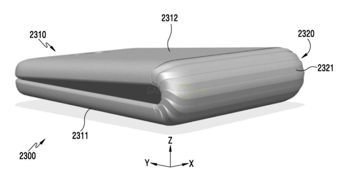 1134x580 Patent Drawings Of A Samsung Foldable Phone Design Published