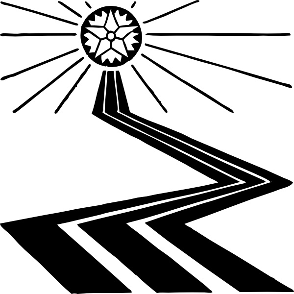 600x600 Path To Star Clip Art Free Vector In Open Office Drawing