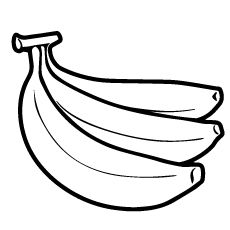230x230 Top Free Printable Banana Coloring Pages Online Inkleur Werk