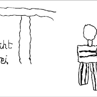 320x320 Drawing Of 'a Tree' And 'a Person' Produced