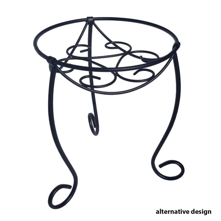 900x900 Patio Life In Black Indooroutdoor Round Steel Plant Stand