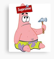 210x230 Patrick Star Drawing Canvas Prints Redbubble