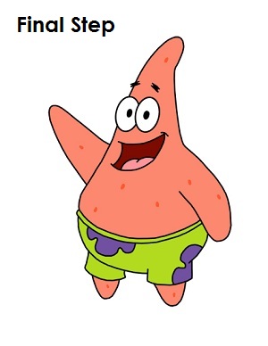 300x388 How To Draw Patrick Star