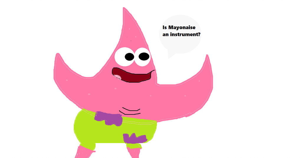 1024x538 Patrick Star Drawing