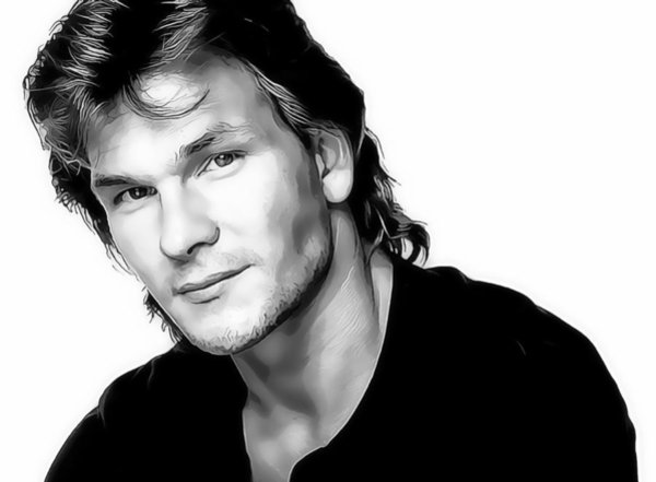 Patrick Swayze Drawing | Free download on ClipArtMag