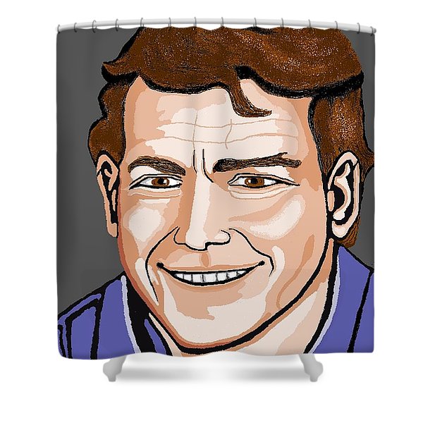 600x600 Patrick Swayze Shower Curtains Fine Art America