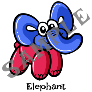 300x300 patriotic elephant twister sister balloon supplies
