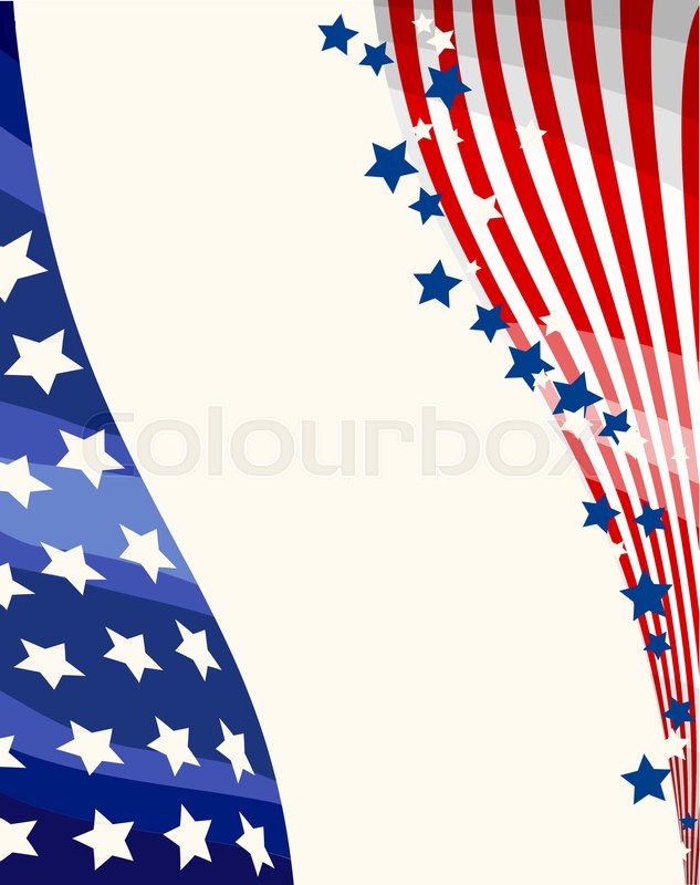 633x800 American Flag Patriotic Background Stock Vector Colourbox