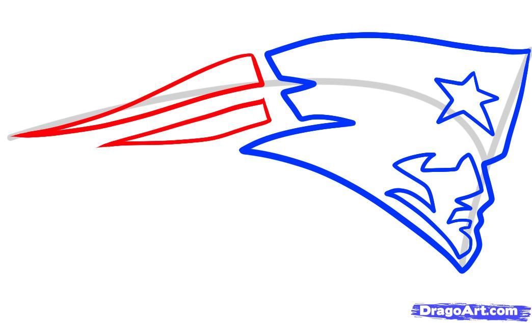 1044x635 how to draw the patriots logo, new england patriots step pats
