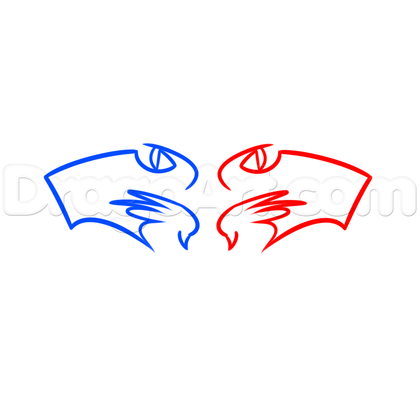 847x802 Draw Geelong Cats Logo, Step