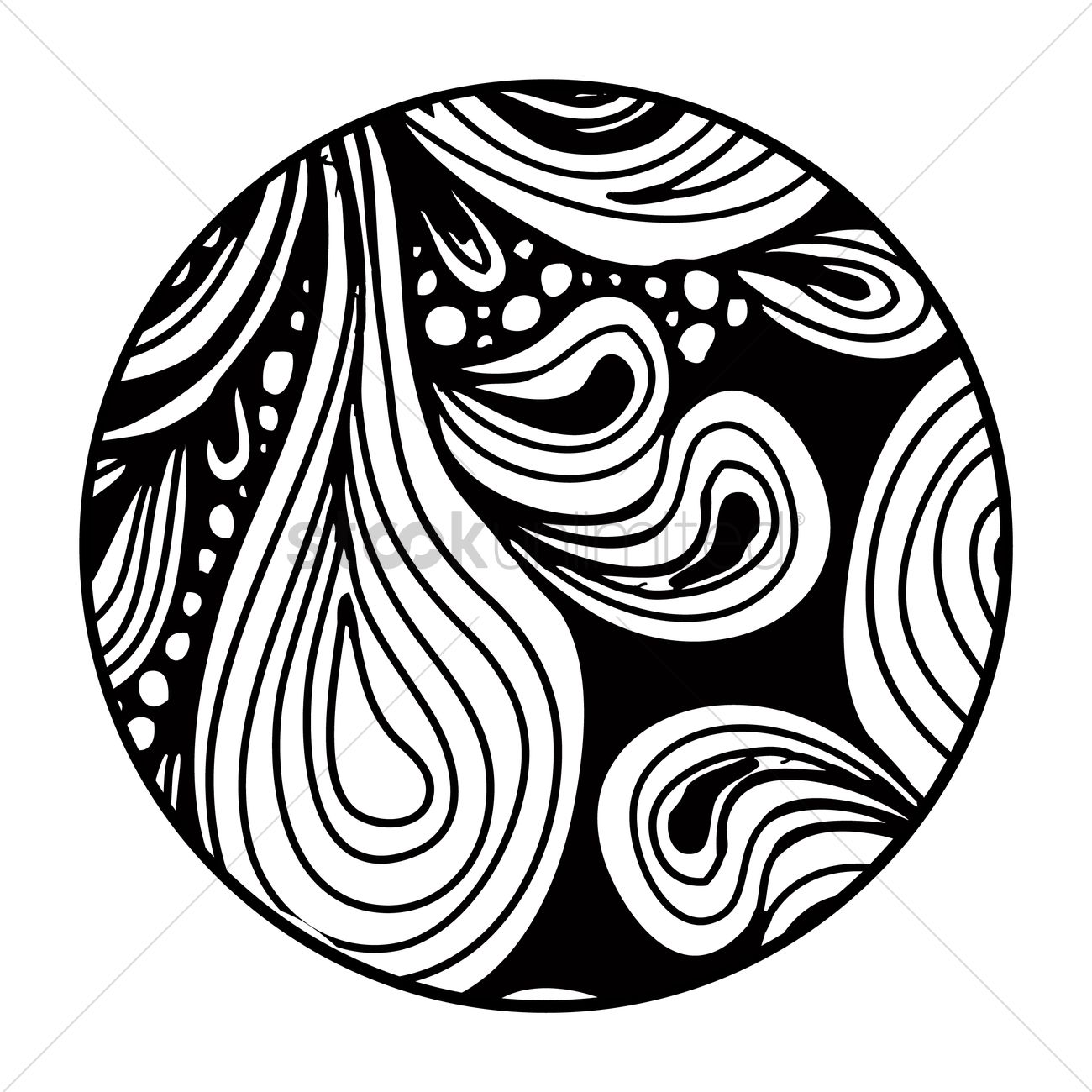 1300x1300 Decorative Pattern Design Vector Image