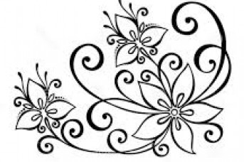 343x228 Pretty Flower Designs To Draw On Paper