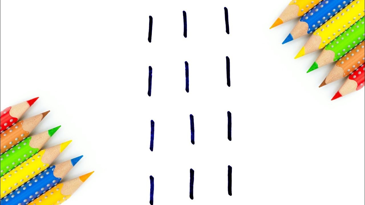 1280x720 Easy Drawing ! How To Draw Amazing Pattern From For Kids