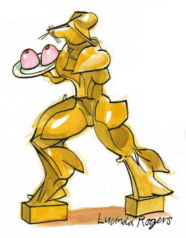 620x792 illustration of lucinda rogers of the umberto boccioni's sculpture