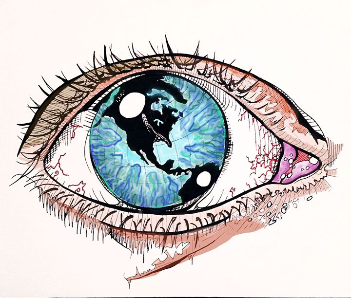 720x612 One Day The World Was In Her Eye