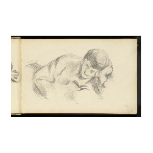 300x300 Paul The Artists Son Leaning On His Elbow Drawing