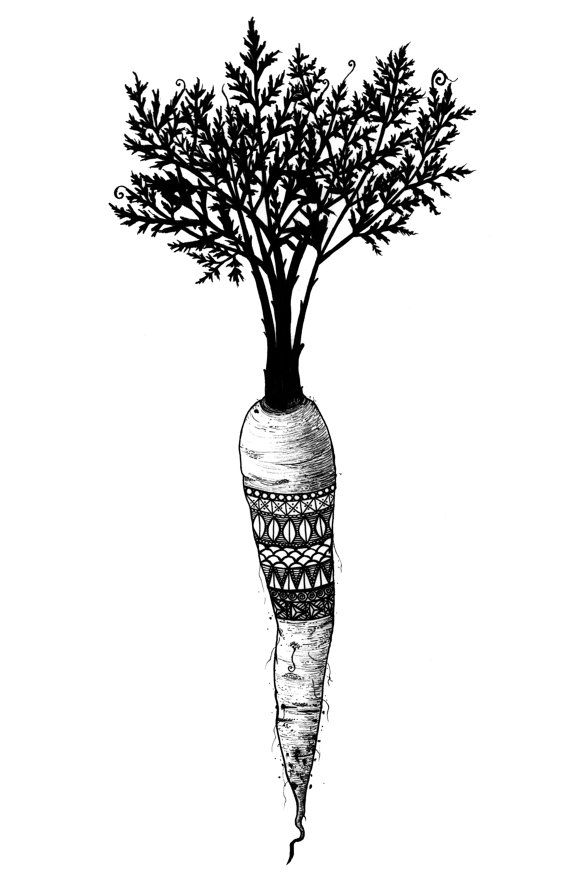 570x881 Geometric Illustration Of Vegetable Graphics