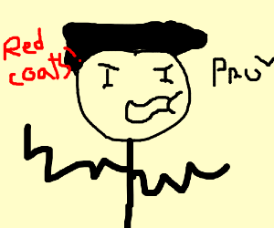 300x250 Paul Revere Riding And Warning Of Red Coats