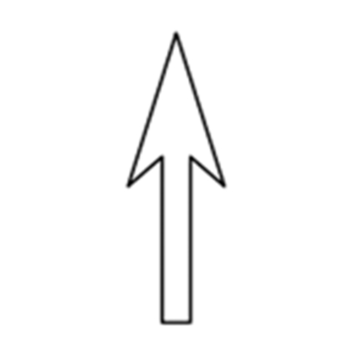 500x500 pavement markings cad drawings, designs and models