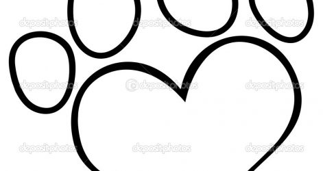 471x250 Dog Paw Drawing Easy A Puppy Free Ajedrezdeen Trenamiento