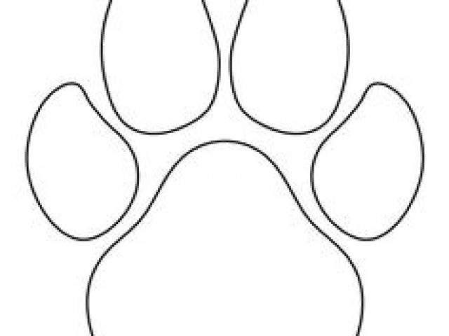 640x480 Drawing Of A Dog Paw Print Paw Print Games Drawings Dog Paws
