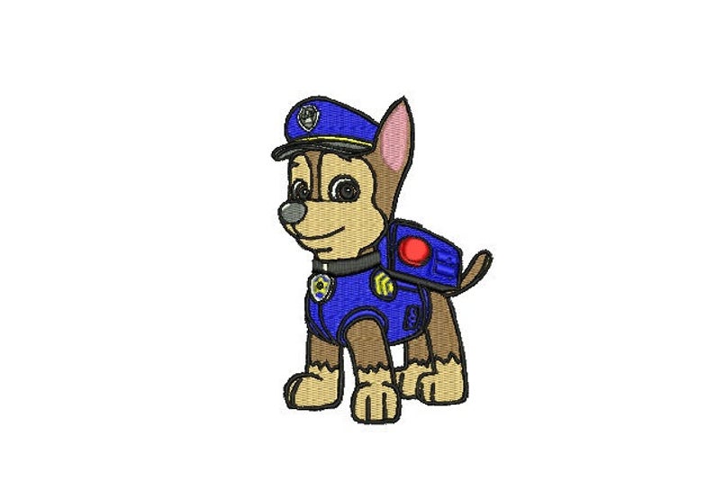 794x536 chase pow patrol machine embroidery design puppy paw patrol etsy