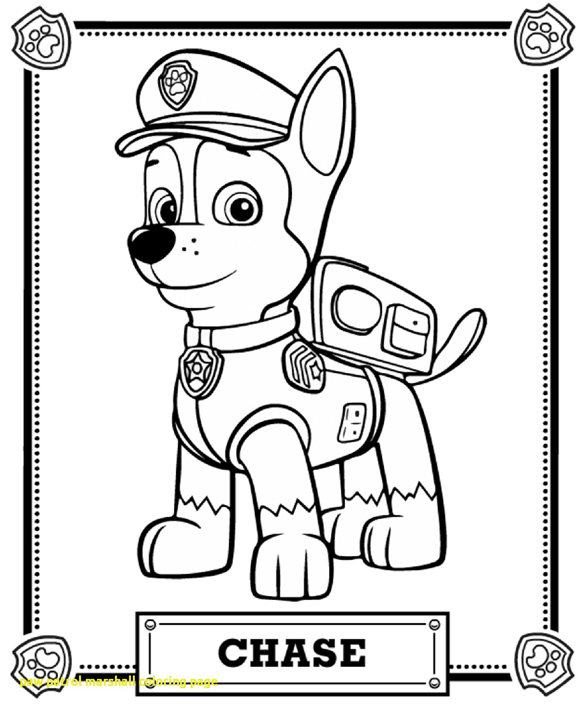 1200x1461 Marshall Paw Patrol Drawing At Getdrawings Free For Personal New