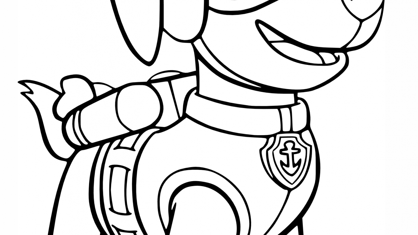 1366x768 Wonderful Paw Patrol Coloring Pages Drawing Skye From Book Game