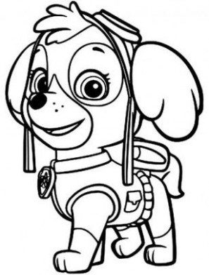 297x392 Skye Paw Patrol Coloring Pages Fresh Dog Groomer Coloring