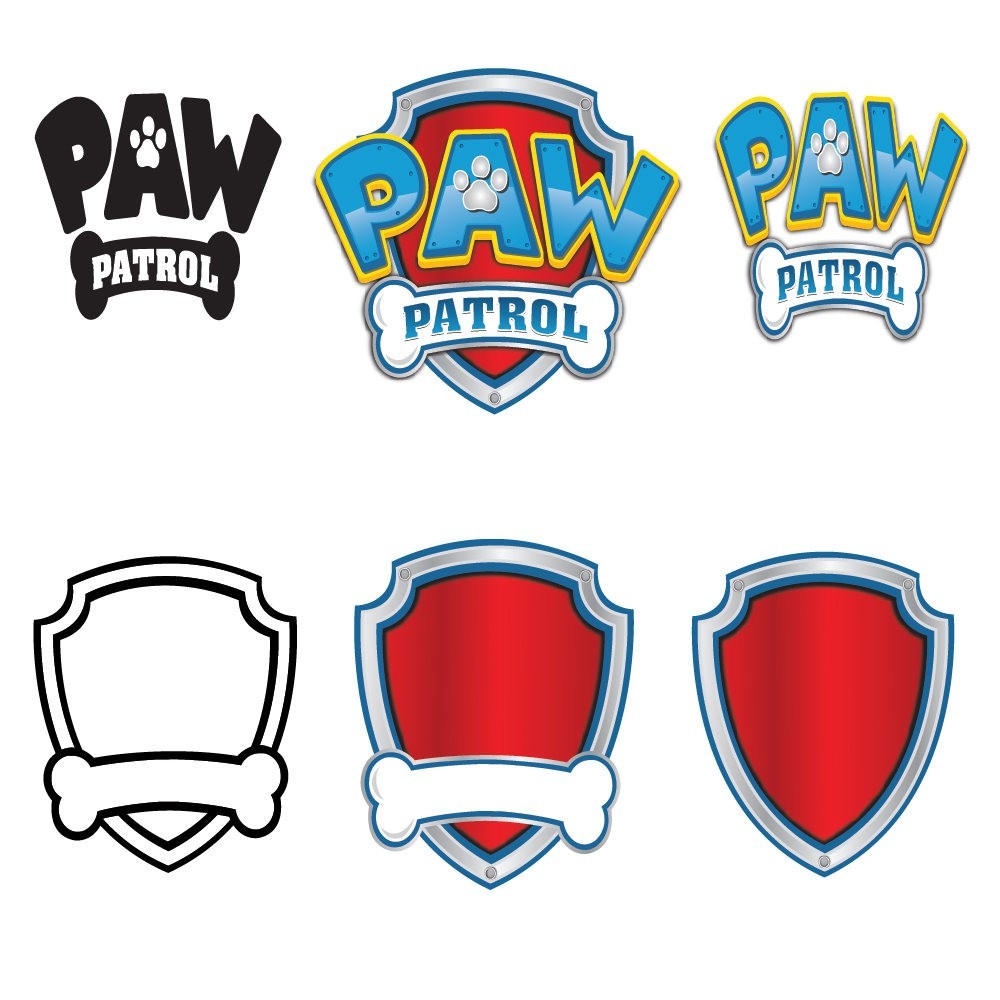 1000x1000 Huge Collection Of 'paw Patrol Marshall Silhouette' Download More