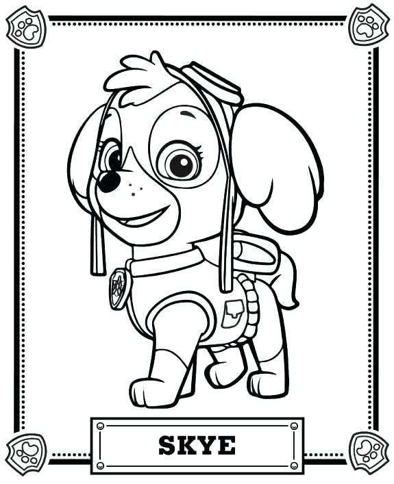 575x707 paw patrol everest coloring sheets fresh marshall paw patrol