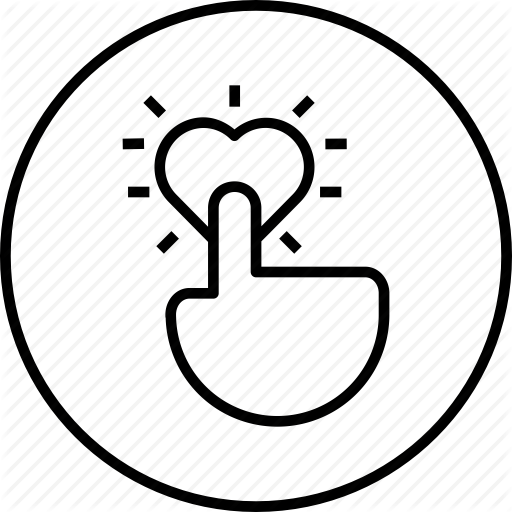 512x512 click, heart, like, marketing, pay, per, seo icon