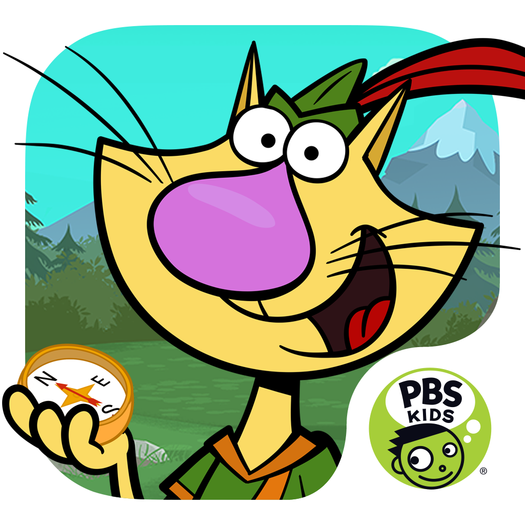 1024x1024 Nature Cat's Great Outdoors Mobile Downloads Pbs Kids