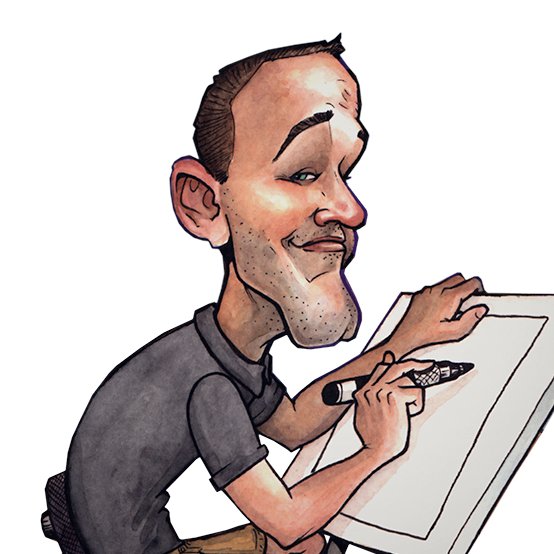 554x554 Funny Drawing Guy