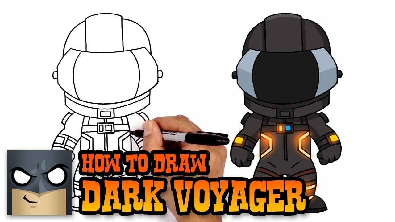 1280x720 How To Draw Fortnite Dark Voyager