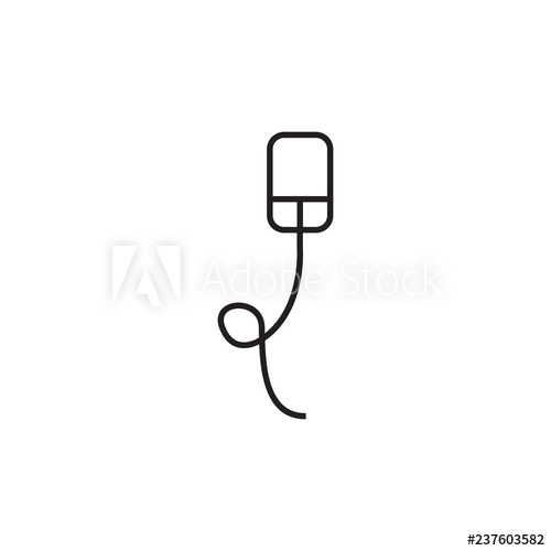 500x500 Pc Mouse Vector Drawing