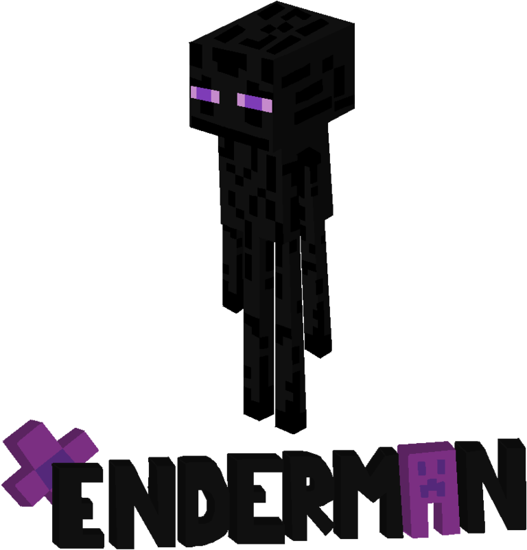 768x802 Download Minecraft Enderman Drawing
