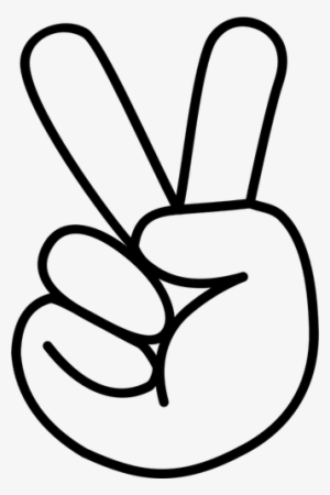 300x450 peace sign hand png, free hd peace sign hand transparent image