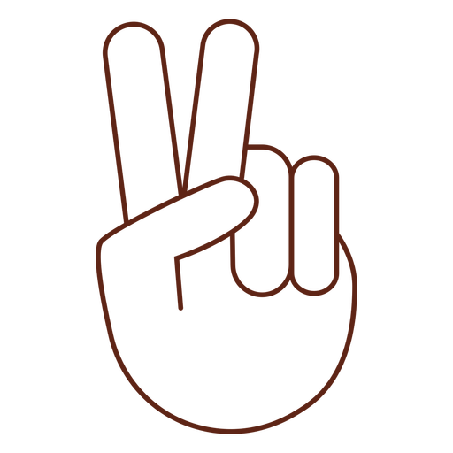 512x512 Peace Hand Transparent Png Clipart Free Download