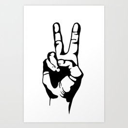 264x264 Peace Sign Art Prints