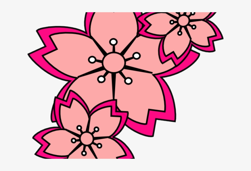 820x560 Sakura Blossom Clipart Peach Blossom