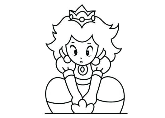 530x379 how to draw kick buttowski kick coloring pages baby princess peach